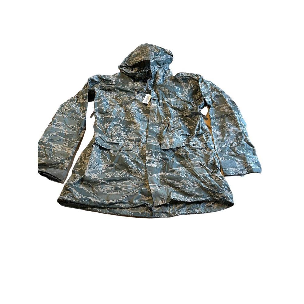 ORC Industries Parka Improved Rainsuit Jacket Men's Small Green Camouflage